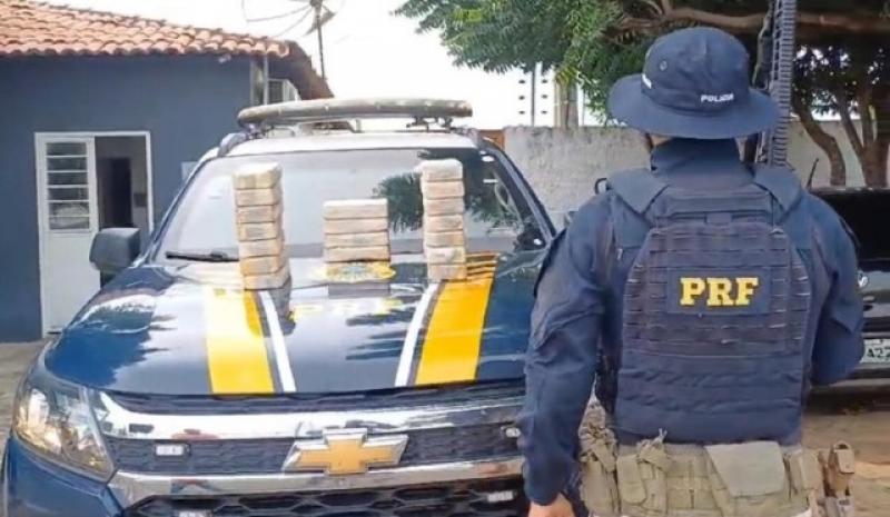 PRF apreende 20kg de cocaína em Oeiras