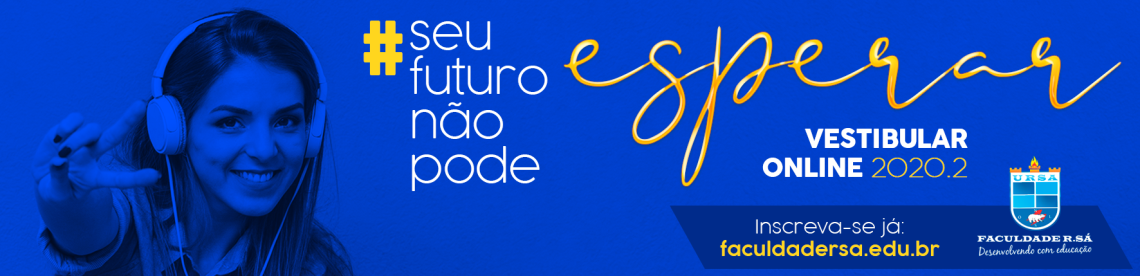 Banner RSA 2020 - Seu futuro não pode esperar