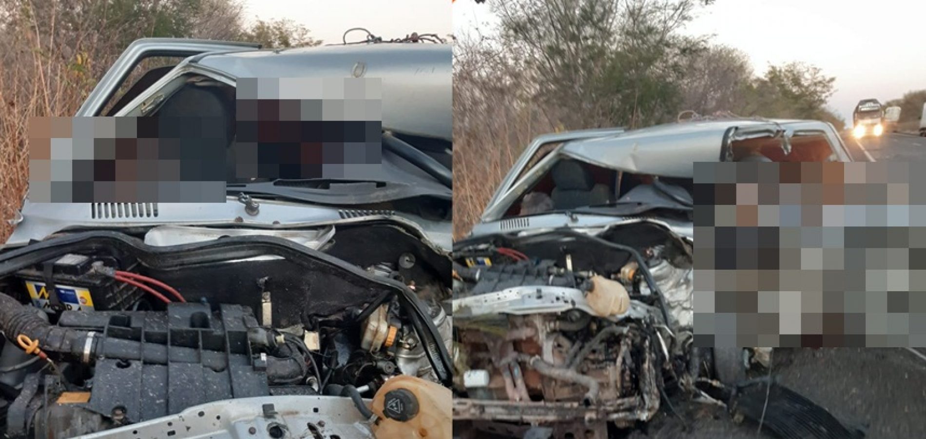 Colisão entre carro e carreta deixa três pessoas mortas na BR-230 em Oeiras