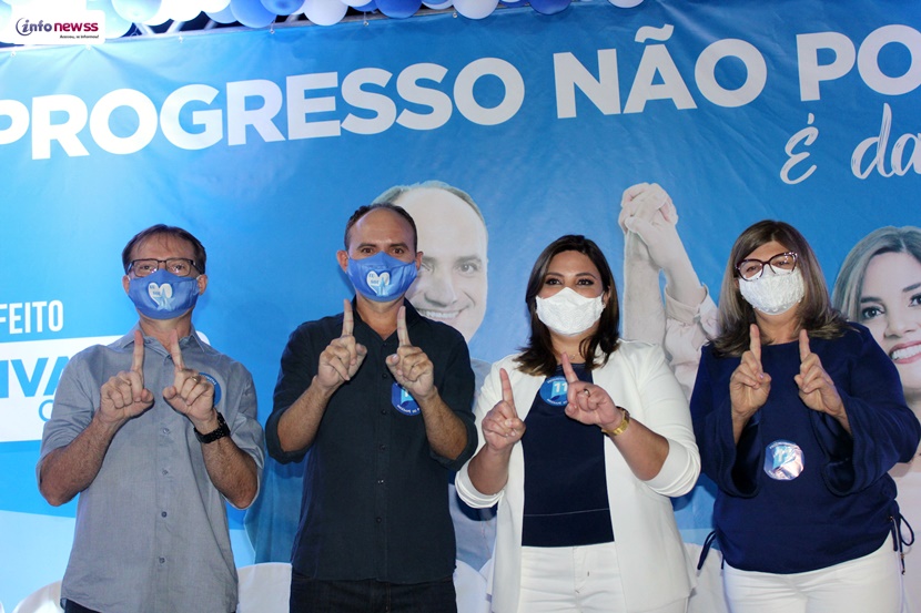 Convenção homologa nomes de Rivaldo Carvalho e Bruna Leal para disputa à Prefeitura de Massapê do Piauí