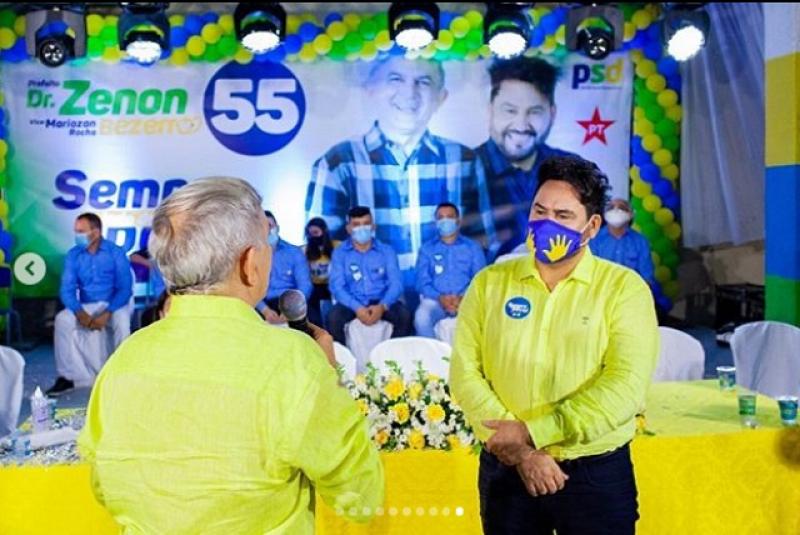 PSD e PT homologam candidaturas de Dr. Zenon Bezerra e Mariozan Rocha em Monsenhor Hipólito