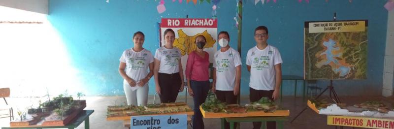 Escola Municipal Urbano Leal de Bocaina faz exposição contando a história dos rios Guaribas e Riachão