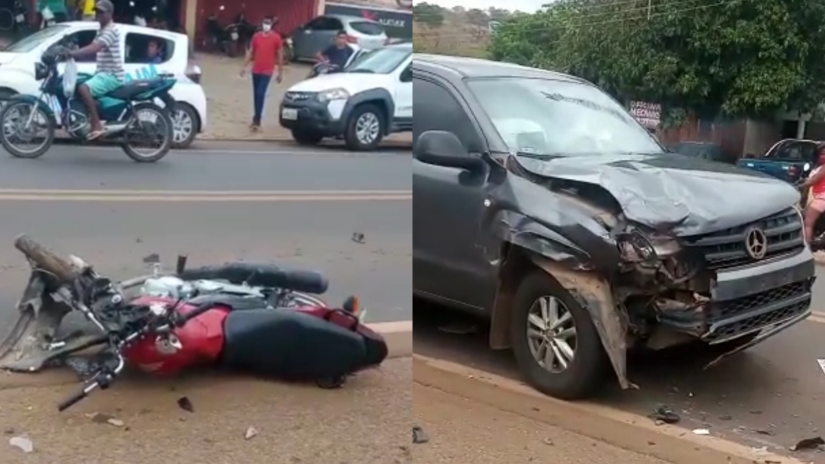 Oeiras: colisão entre moto e Amarok mata filho de empresário na BR-230