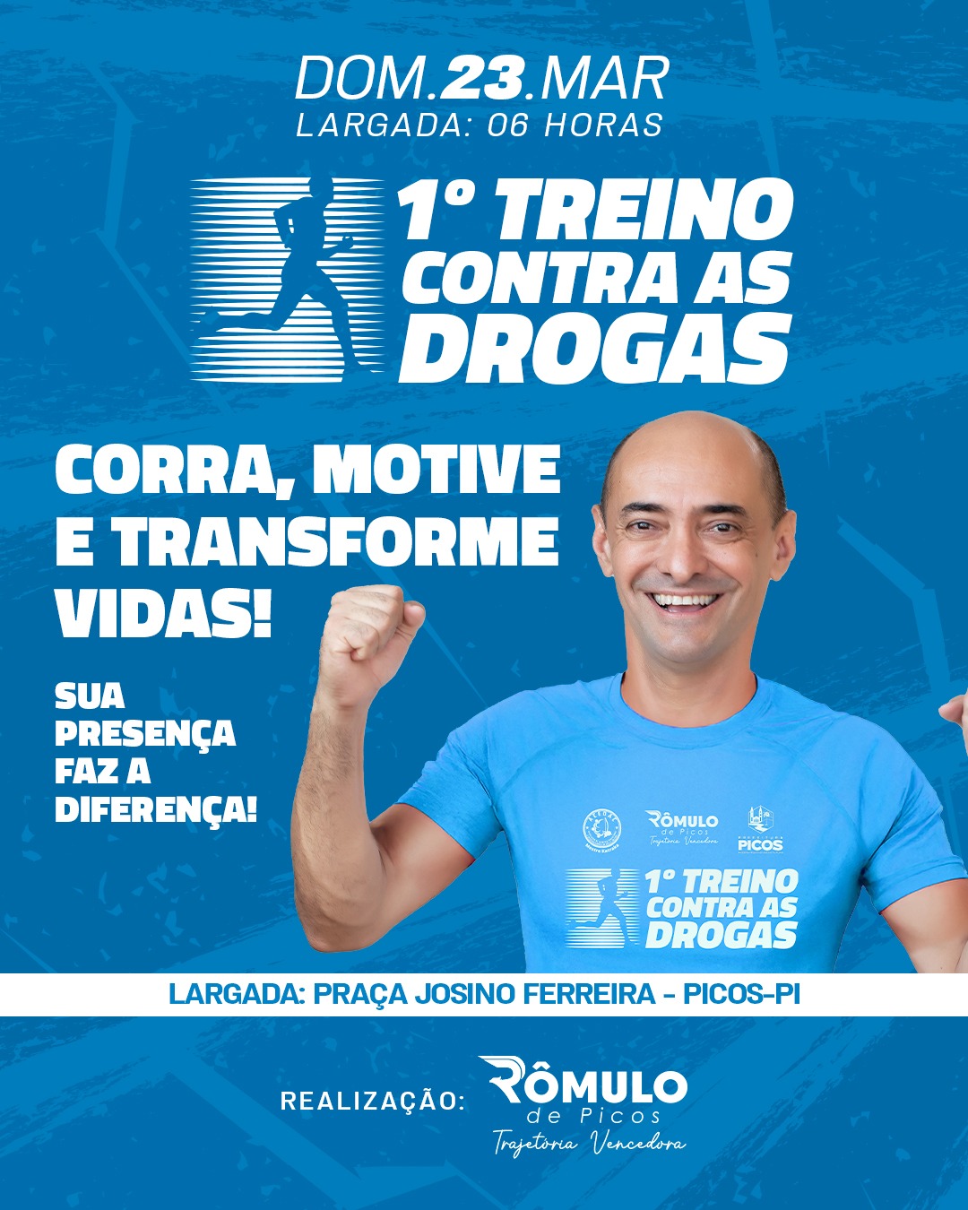 Será realizado em Picos o 1º Treino Contra as Drogas