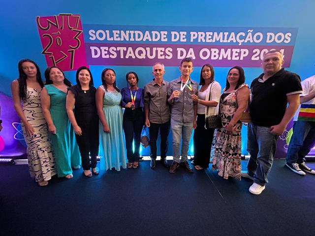 Inhuma conquista primeira medalha nacional na OBMEP com aluno da Rede Municipal