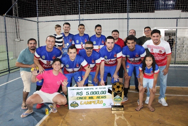Copa Municipal de Futsal de Dom Expedito Lopes é encerrada com goleada