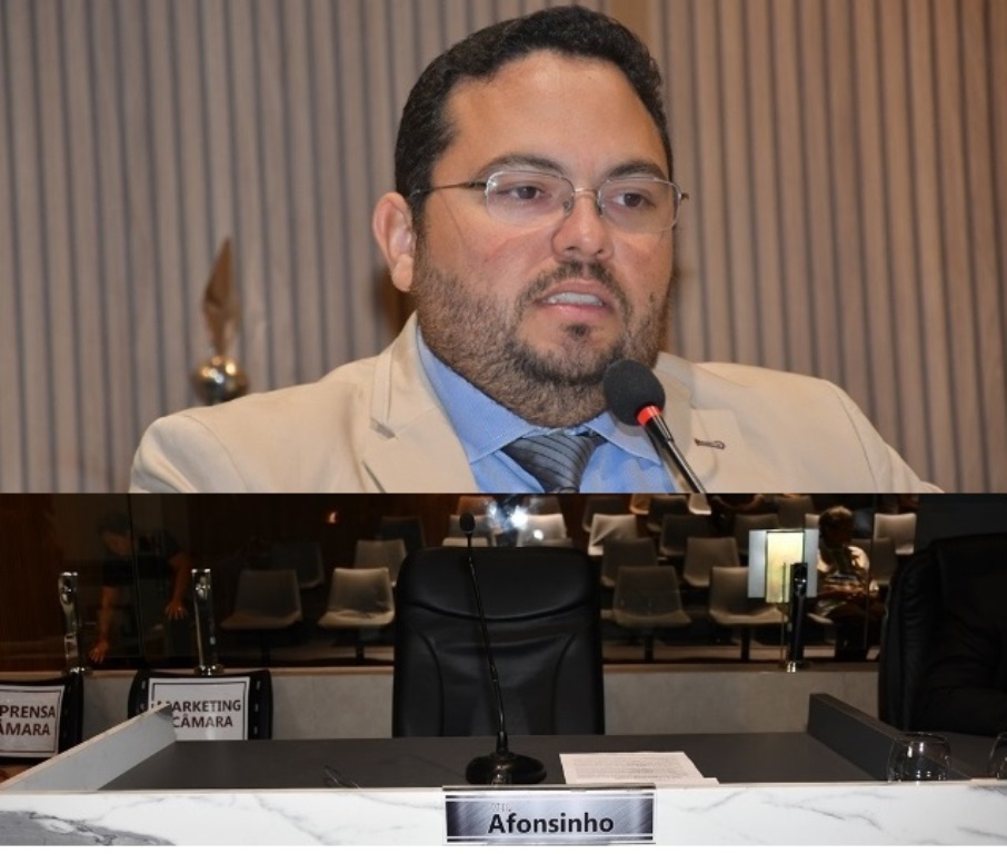 Afonsinho falta à sessão e projetos da taxa do lixo e empréstimo são aprovados por unanimidade