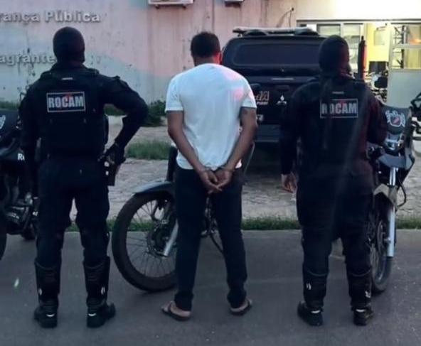 ROCAM prende homem suspeito de furto de motocicleta no Centro de Picos