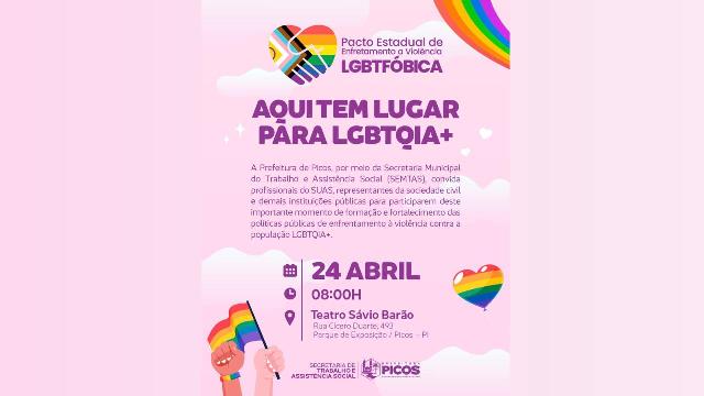 Picos sediará formação do Pacto Estadual de Enfrentamento à Violência LGBTfóbica