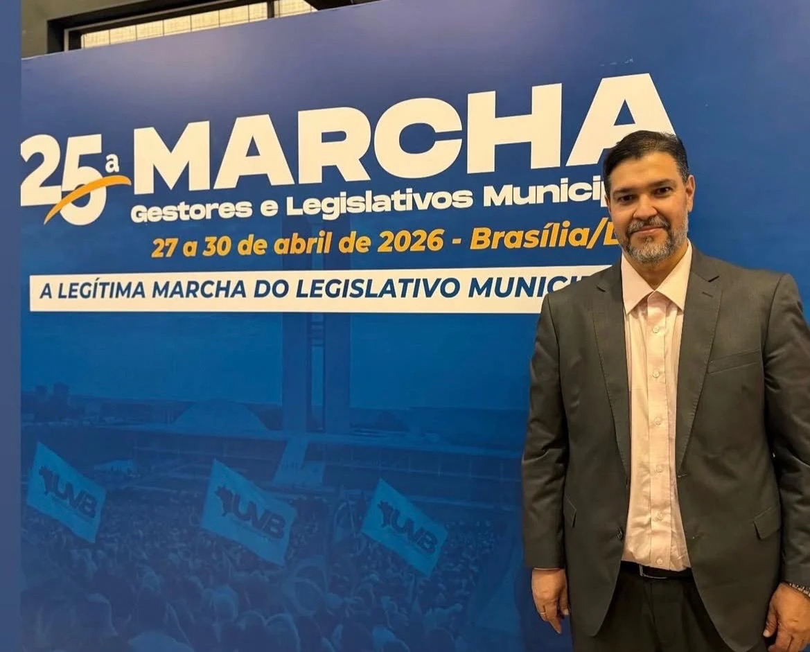 Presidente da Câmara de Picos, Rinaldinho, participa da 25ª Marcha dos Gestores e Legislativos Municipais em Brasília