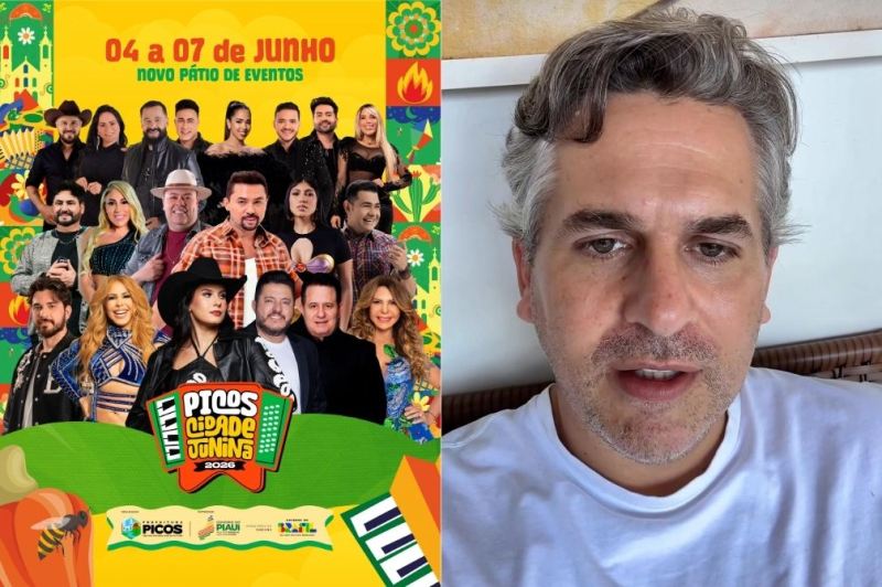 Prefeito Pablo Santos anuncia programação musical completa do Picos Cidade Junina 2026