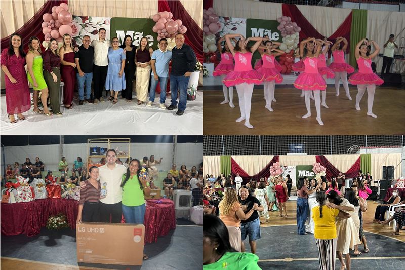 Dia das Mães é comemorado com grande evento e distribuição de prêmios em Dom Expedito Lopes