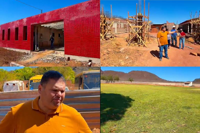 Diversas obras estão sendo realizadas pela gestão do prefeito Admaelton Bezerra em São José do Piauí